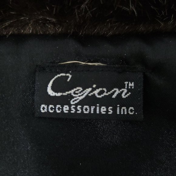 Faux Fur Vest Brown Zipper Front S / M Outerwear Lined Boho Cejon Accessories - Picture 5 of 11